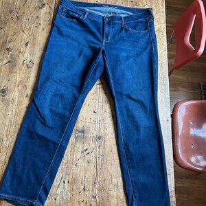 Old Navy Mid-Rise Powerslim Straight Jeans - Size 16